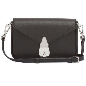 Calvin Klein Lock Leather Shoulder Bag convertible